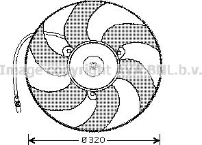 Prasco CN7519 - Ventilators, Motora dzesēšanas sistēma ps1.lv