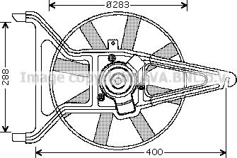 Prasco CN7539 - Ventilators, Motora dzesēšanas sistēma ps1.lv