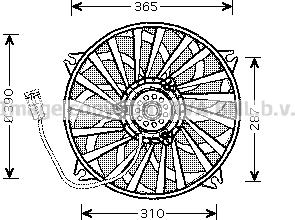 Prasco CN7534 - Ventilators, Motora dzesēšanas sistēma ps1.lv