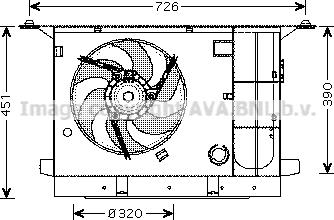 Prasco CN7537 - Ventilators, Motora dzesēšanas sistēma ps1.lv