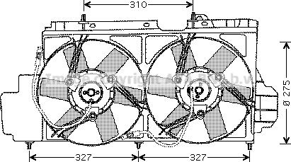 Prasco CN7520 - Ventilators, Motora dzesēšanas sistēma ps1.lv