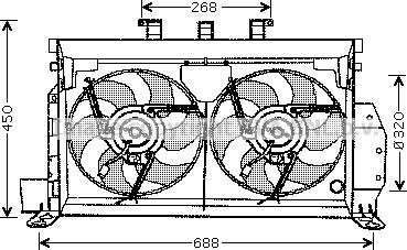 Prasco CN7521 - Ventilators, Motora dzesēšanas sistēma ps1.lv