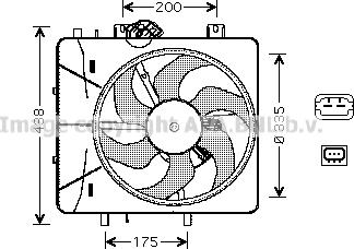 Prasco CN7527 - Ventilators, Motora dzesēšanas sistēma ps1.lv