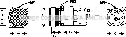 Prasco CNAK222 - Kompresors, Gaisa kond. sistēma ps1.lv