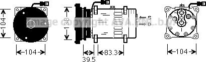 Prasco CPAK001 - Kompresors, Gaisa kond. sistēma ps1.lv