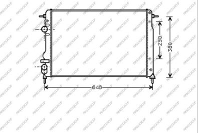 Prasco DA220R003 - Radiators, Motora dzesēšanas sistēma ps1.lv