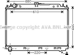 Prasco DNA2296 - Radiators, Motora dzesēšanas sistēma ps1.lv