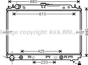 Prasco DNA2297 - Radiators, Motora dzesēšanas sistēma ps1.lv