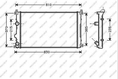 Prasco DS960R002 - Radiators, Motora dzesēšanas sistēma ps1.lv