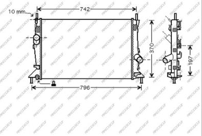 Prasco FD424R003 - Radiators, Motora dzesēšanas sistēma ps1.lv