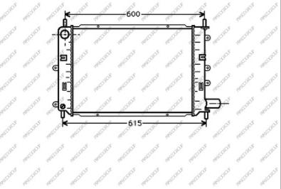 Prasco FD024R005 - Radiators, Motora dzesēšanas sistēma ps1.lv