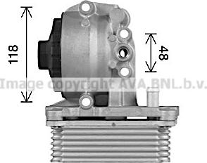 Prasco FD3623H - Eļļas radiators, Motoreļļa ps1.lv