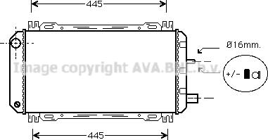 Prasco FDA2048 - Radiators, Motora dzesēšanas sistēma ps1.lv