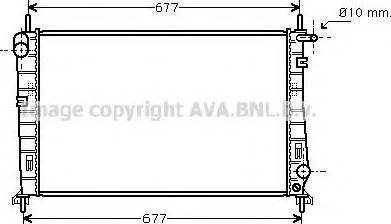 Prasco FD2185 - Radiators, Motora dzesēšanas sistēma ps1.lv