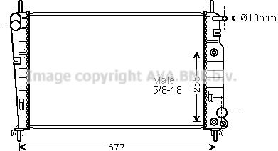 Prasco FD2344 - Radiators, Motora dzesēšanas sistēma ps1.lv