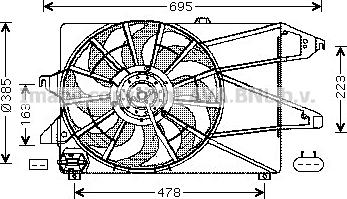 Prasco FD7504 - Ventilators, Motora dzesēšanas sistēma ps1.lv