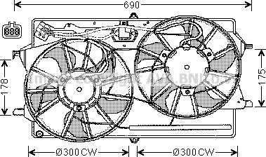 Prasco FD7505 - Ventilators, Motora dzesēšanas sistēma ps1.lv