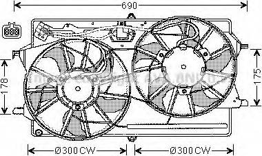 Prasco FD7511 - Ventilators, Motora dzesēšanas sistēma ps1.lv