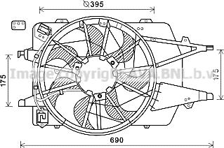 Prasco FD7577 - Ventilators, Motora dzesēšanas sistēma ps1.lv