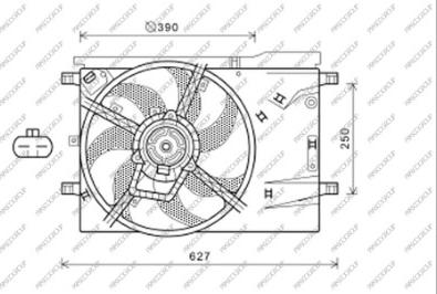 Prasco FT907F007 - Ventilators, Motora dzesēšanas sistēma ps1.lv