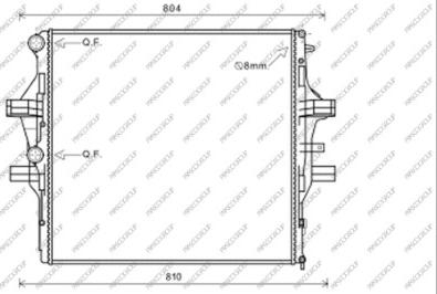 Prasco FT929R001 - Radiators, Motora dzesēšanas sistēma ps1.lv