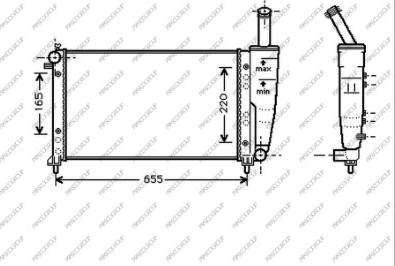 Prasco FT133R006 - Radiators, Motora dzesēšanas sistēma ps1.lv