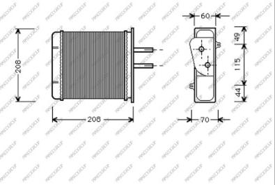 Prasco FT132H001 - Siltummainis, Salona apsilde ps1.lv