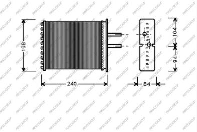 Prasco FT132H002 - Siltummainis, Salona apsilde ps1.lv