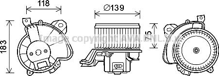 Prasco FT8431 - Elektromotors, Salona ventilācija ps1.lv