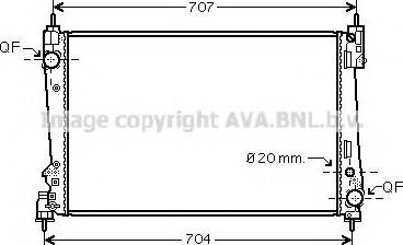 Prasco FT2401 - Radiators, Motora dzesēšanas sistēma ps1.lv