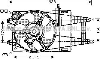 Prasco FT7592 - Ventilators, Motora dzesēšanas sistēma ps1.lv