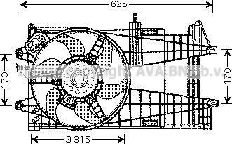 Prasco FT7519 - Ventilators, Motora dzesēšanas sistēma ps1.lv