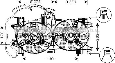 Prasco FT7518 - Ventilators, Motora dzesēšanas sistēma ps1.lv