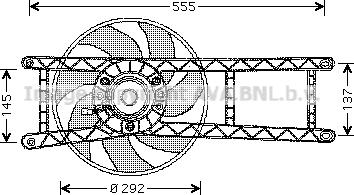 Prasco FT7525 - Ventilators, Motora dzesēšanas sistēma ps1.lv