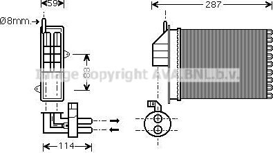 Prasco FTA6259 - Siltummainis, Salona apsilde ps1.lv