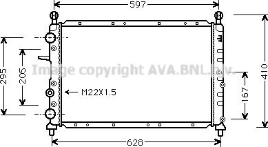 Prasco FTA2066 - Radiators, Motora dzesēšanas sistēma ps1.lv