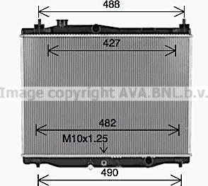 Prasco HD2321 - Radiators, Motora dzesēšanas sistēma ps1.lv