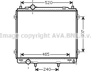 Prasco HY2162 - Radiators, Motora dzesēšanas sistēma ps1.lv