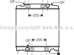 Prasco IV2068 - Radiators, Motora dzesēšanas sistēma ps1.lv