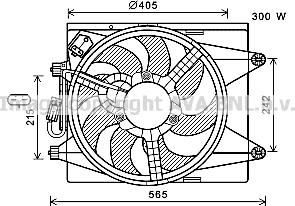 Prasco LC7501 - Ventilators, Motora dzesēšanas sistēma ps1.lv