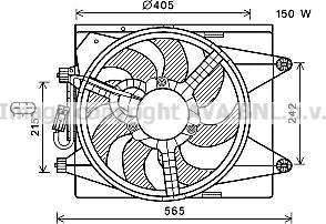 Prasco LC7502 - Ventilators, Motora dzesēšanas sistēma ps1.lv