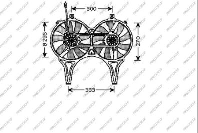 Prasco ME035F003 - Ventilators, Motora dzesēšanas sistēma ps1.lv