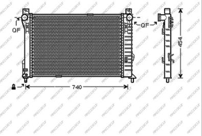 Prasco ME027R003 - Radiators, Motora dzesēšanas sistēma ps1.lv