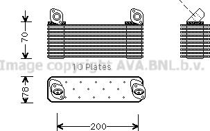 Prasco ME3001 - Eļļas radiators, Motoreļļa ps1.lv