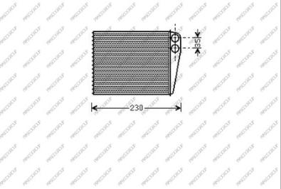 Prasco ME324H001 - Siltummainis, Salona apsilde ps1.lv