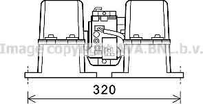 Prasco MN8086 - Elektromotors, Salona ventilācija ps1.lv