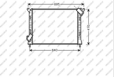 Prasco MN304R004 - Radiators, Motora dzesēšanas sistēma ps1.lv