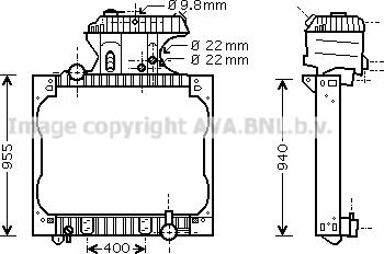 Prasco MN2043 - Radiators, Motora dzesēšanas sistēma ps1.lv