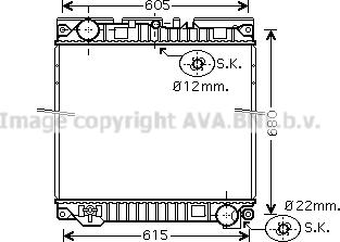 Prasco MN2042 - Radiators, Motora dzesēšanas sistēma ps1.lv