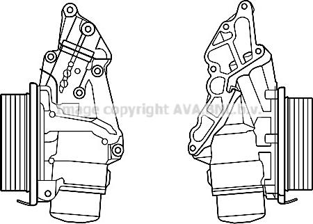 Prasco MS3688H - Eļļas radiators, Motoreļļa ps1.lv